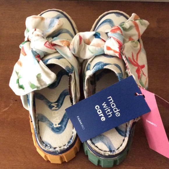 NWT Farm Rio Copacabana Mule Sneakers - Picture 4 of 7